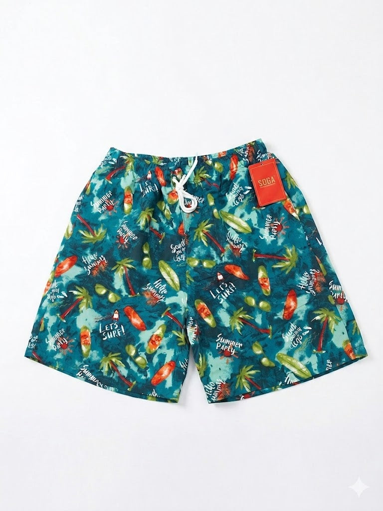 Pantaloneta Playera Let´s Surf