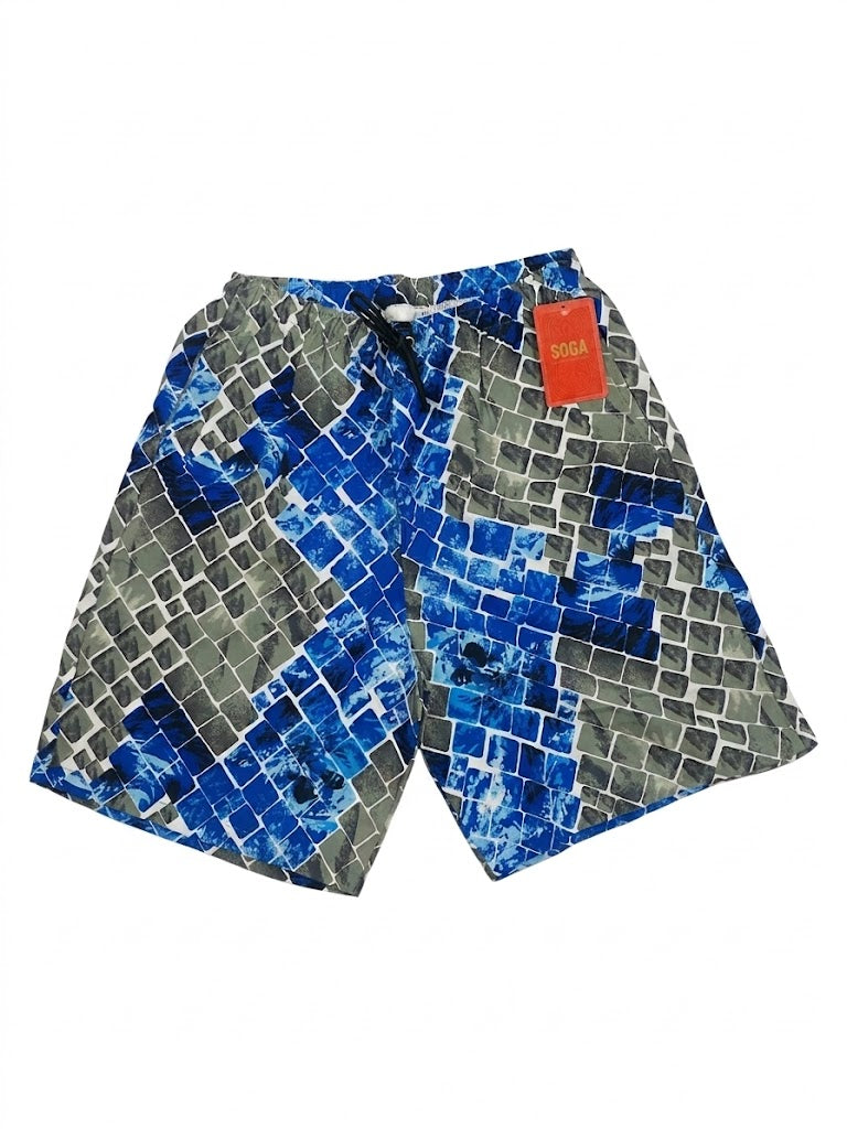 Pantaloneta Playera Cuadros