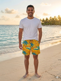 Pantaloneta Playera Palma Amarilla